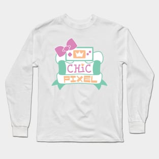 Chic Pixel Logo Long Sleeve T-Shirt